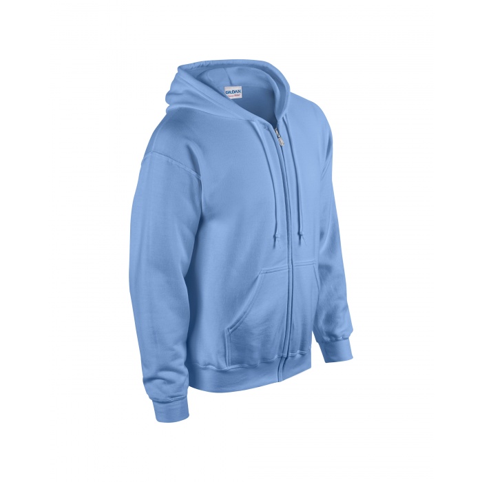 GILDAN Heavy Blend Hooded Sweatshirt - Carolina Blue, Classic Fit, 50/50 Cotton Polyester, Size Small
