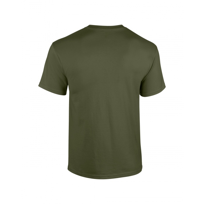 Gildan Heavy Cotton T-Shirt – 5.3 Oz, Military Green, Relaxed Fit, Preshrunk