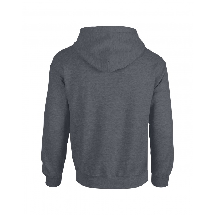 GI18500, Heavy Blend Adult Hooded Sweatshirt (Dark Heather) ○ Gildan