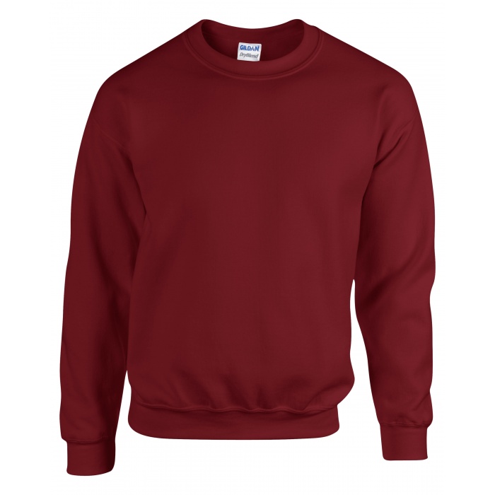 GI18000, Heavy Blend Adult Crewneck Sweatshirt (Garnet) Gildan