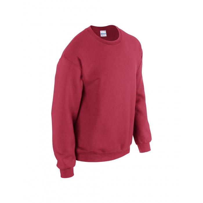 GI18000, Heavy Blend Adult Crewneck Sweatshirt (Antique cherry red) Gildan