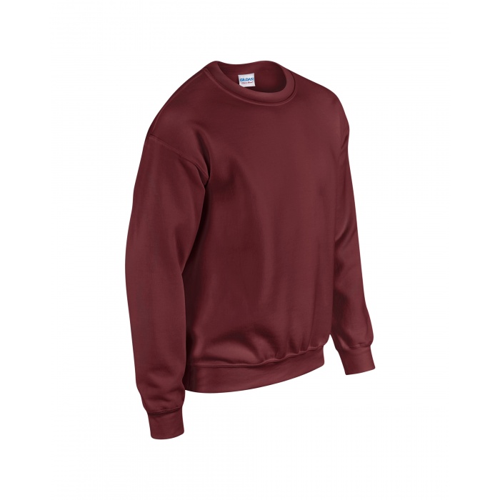 GI18000, Heavy Blend Adult Crewneck Sweatshirt (Maroon) Gildan