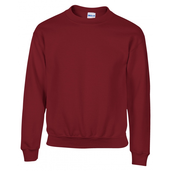 GB18000, Heavy Blend Youth Crewneck Sweatshirt (Garnet) Gildan