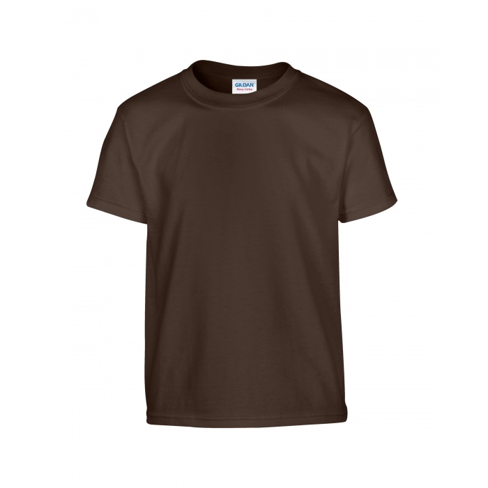 GB5000, Heavy Cotton Youth T-shirt (Dark Chocolate) Gildan