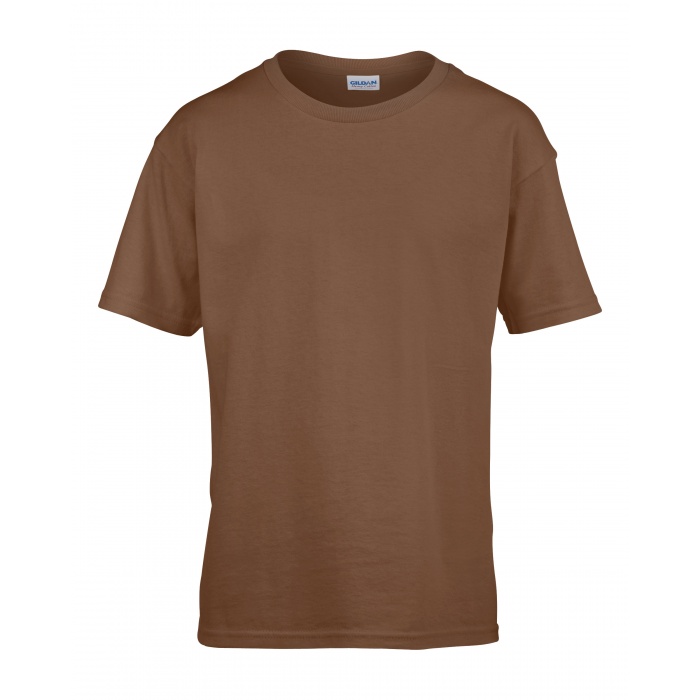 GB64000, Softstyle Youth T-shirt (Dark Chocolate) Gildan