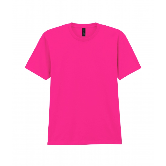 Gildan Uomo Classic T-Shirt Manica Corta – 100% Cotone – Confezione Da 2 – Taglia XL – Colore Bianco/Eliconia