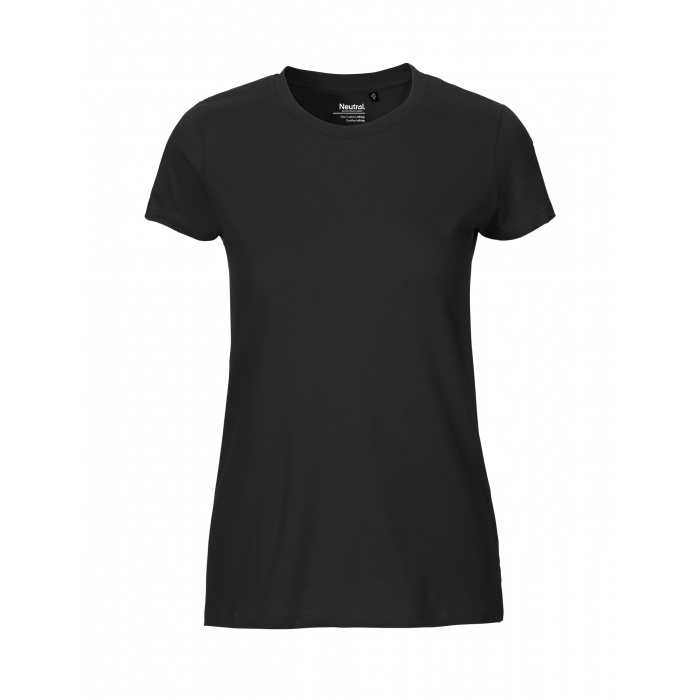 O81001, Ladies Fit T-Shirt (Black) Gildan